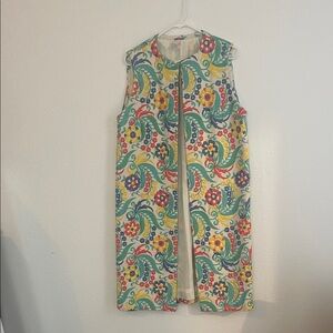 Colorful Floral Sleeveless Vest